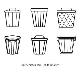ilustração de vetor de silhueta de ícone de hamper de lavanderia
