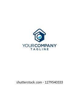 laundry home logo hanger vector 