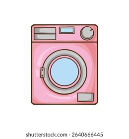 Laundry icon in cartoon style isolated on white background. Laundry symbol stock vector illustration.