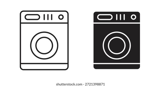 Conjunto de concepto de icono de lavandería. Colección de íconos simple