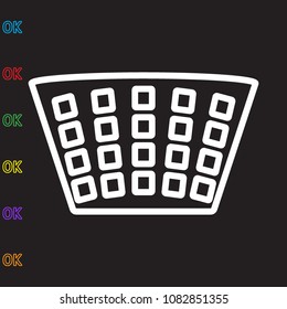 laundry, icon illustration
