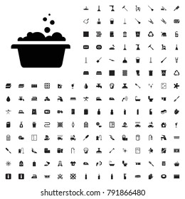 Laundry  icon illustration isolated vector sign symbol. editable cleaning icons vector set.