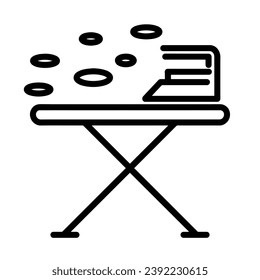 Icono de lavado (planchado), icono negro verdadero