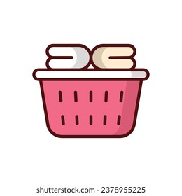 Icono de lavado aislar ilustración de material vectorial de fondo blanco