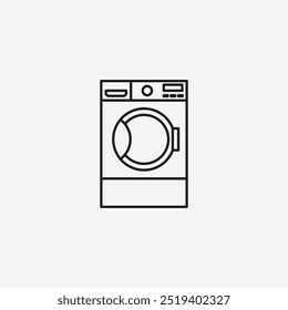 Laundry icon isolated on white background