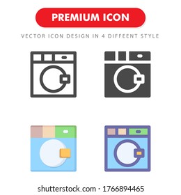 laundry icon pack isolated on white background. for your web site design, logo, app, UI. Vector graphics illustration and editable stroke. EPS 10.