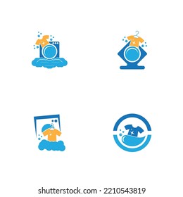 Icono De Lavado E Ilustración Del Vector De Símbolo