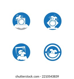 Icono De Lavado E Ilustración Del Vector De Símbolo