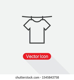 Laundry Icon, t-shirt icon Vector Illustration Eps10