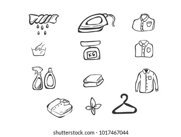 laundry icon vector