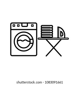 Laundry Icon Vector Stock Vector (Royalty Free) 1083091661 | Shutterstock