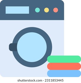 Laundry icon vector image. Suitable for mobile application web application and print media.