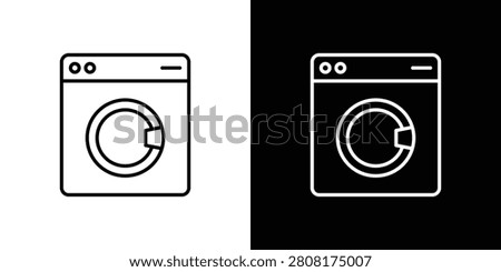Laundry icon vector pictograms series.