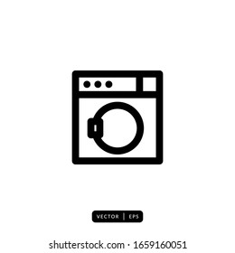 Vector de iconos de lavandería: signo o símbolo