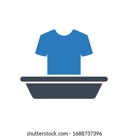 Icono de lavado/Icono de lavado ilustración vectorial 