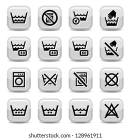 Laundry Icons for web and mobile. All elements are grouped.