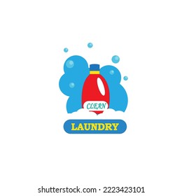 Ilustración de lavado con diseño de burbujas Vector libre