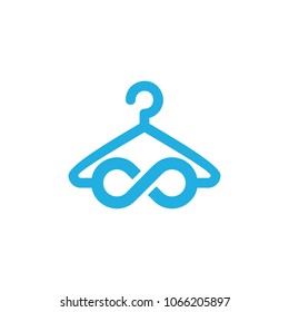 Laundry Infinity Logo Icon Design