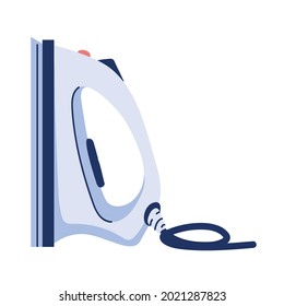 laundry iron appliance icon isolated