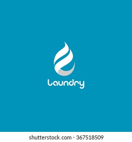 Laundry Label and Badge,Washing Machine, Laundry Washer, Good for business logo. vector illustration