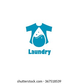Laundry Label and Badge,Washing Machine, Laundry Washer, Good for business logo. vector illustration