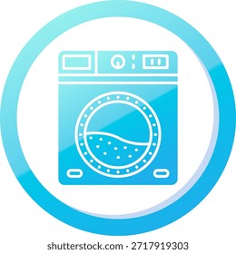 Laundry Line vector Icon Design
