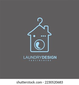 Laundry Logo abstract vector design for company logo