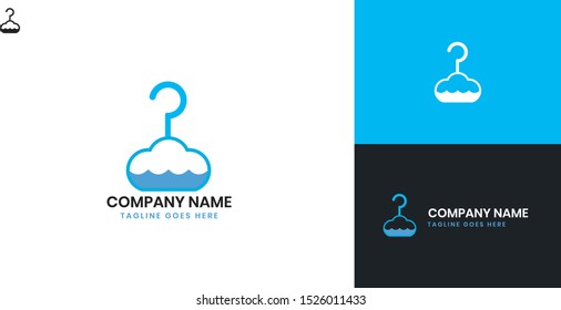 Laundry logo - All elements on this template are editable with vector software, suitable for Laundry Business / Industry.