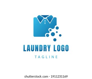 laundry logo clean wash logo digital wash logo