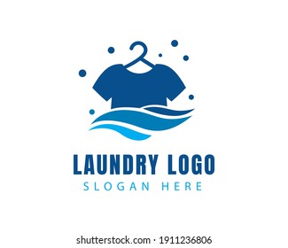 laundry logo cloth wash creative logo clean logo clothes logo