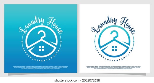Logotipo de lavado con estilo de elemento creativo Premium Vector parte 3