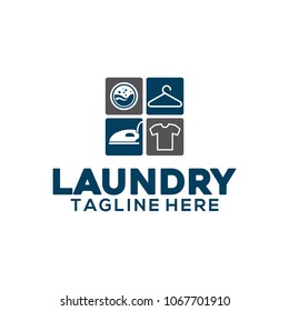 Laundry Logo Design Stock Vector (Royalty Free) 1067701910 | Shutterstock