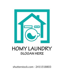 Diseño de logotipo de lavandería