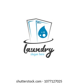 Plantilla de icono de diseño del logotipo de lanzamiento. Ilustración del vector de servicio de limpieza