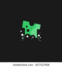 Laundry Logo Design Icon Template. Cleaning Service Vector Illustration
