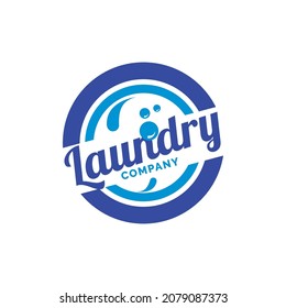 Laundry logo design inspiration vector template