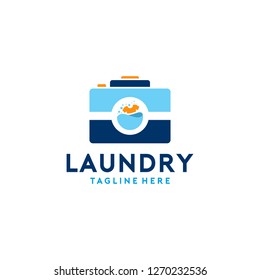 Laundry Logo Design Template