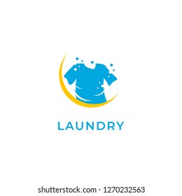 Laundry Logo Design Template