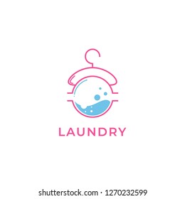 Laundry Logo Design Template