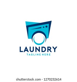 Laundry Logo Design Template