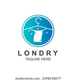 Plantilla De Diseño De Logotipo De Lavado Con Lavado De Ropa.