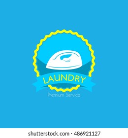 Laundry Logo Design Template. Good for business logo. vector illustration