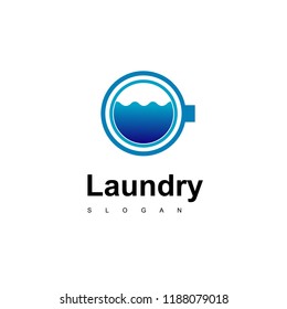 Laundry Logo Design Vector