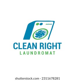 laundry logo design vector ideas