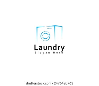 Laundry Logo designs, Cloth Wash logo designs concept vector template