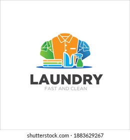 Laundry Logo Designs Simple Modern Fast And Clean