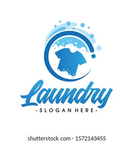 Laundry Logo, Dry Cleaning Logo, Creative Laundry Logo Vector