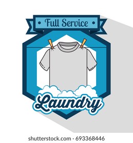 laundry logo emblem badge 