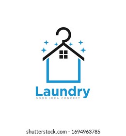 Laundry Logo Icon Design Vector