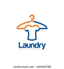 Laundry Logo Icon Design Vector